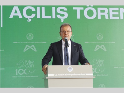 Başkanımız, Mercan 100. Yıl İklim ve Bilim Merkezi açılışına katıldı