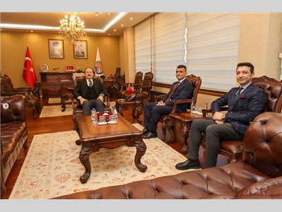 MERSİN VALİSİ ALİ HAMZA PEHLİVAN'A ZİYARET