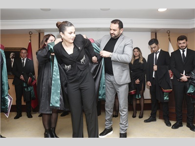 16 STAJYER AVUKATIMIZ CÜBBE GİYDİ