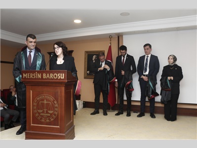 16 STAJYER AVUKATIMIZ CÜBBE GİYDİ