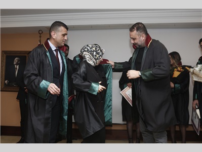 16 STAJYER AVUKATIMIZ CÜBBE GİYDİ