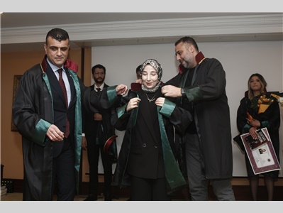 16 STAJYER AVUKATIMIZ CÜBBE GİYDİ
