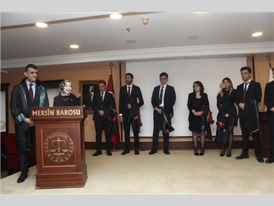 16 STAJYER AVUKATIMIZ CÜBBE GİYDİ