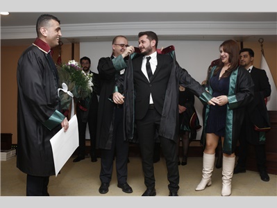 16 STAJYER AVUKATIMIZ CÜBBE GİYDİ