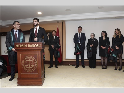 16 STAJYER AVUKATIMIZ CÜBBE GİYDİ
