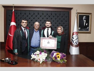 16 STAJYER AVUKATIMIZ CÜBBE GİYDİ