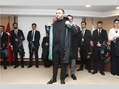 16 STAJYER AVUKATIMIZ CÜBBE GİYDİ