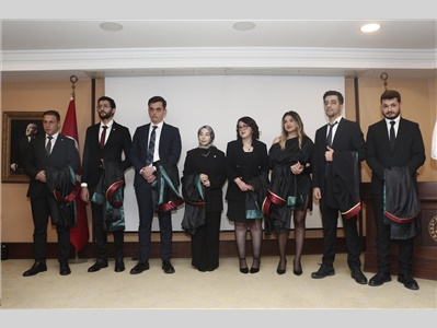 16 STAJYER AVUKATIMIZ CÜBBE GİYDİ