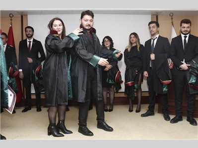 16 STAJYER AVUKATIMIZ CÜBBE GİYDİ