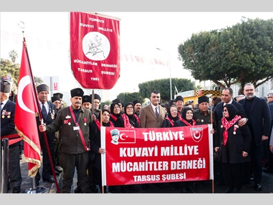 MERSİNİMİZİN KURTULUŞ GÜNÜNÜ TÖRENLE KUTLADIK