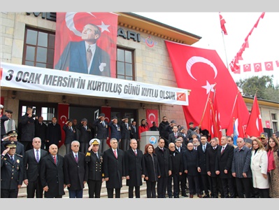 MERSİN’İMİZİN KURTULUŞ GÜNÜNÜ TÖRENLE KUTLADIK
