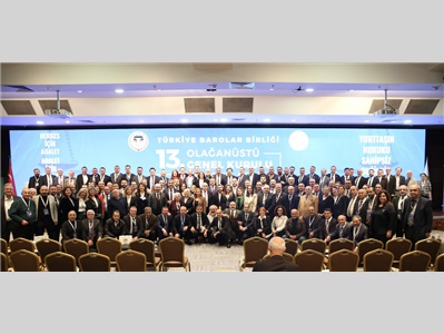TBB 13. OLAĞANÜSTÜ GENEL KURULU, REKLAM YASAĞI YÖNETMELİĞİ DEĞİŞİKLİĞİ’ ANA GÜNDEM MADDESİYLE TOPLANDI