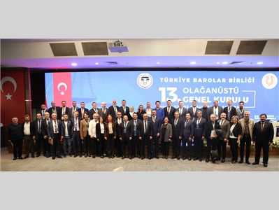 TBB 13. OLAĞANÜSTÜ GENEL KURULU, REKLAM YASAĞI YÖNETMELİĞİ DEĞİŞİKLİĞİ’ ANA GÜNDEM MADDESİYLE TOPLANDI