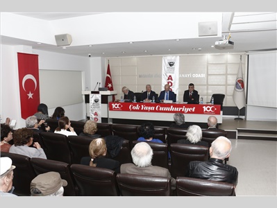 BAŞKANIMIZ AV. GAZİ ÖZDEMİR, 3 DEVRİM YASALARI KONULU PANELE KONUŞMACI OLARAK KATILDI