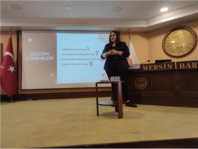 AVUKAT OLMAK MI ZOR? EBEVEYN OLMAK MI? KONULU EĞİTİM ÇALIŞMASI YAPILDI