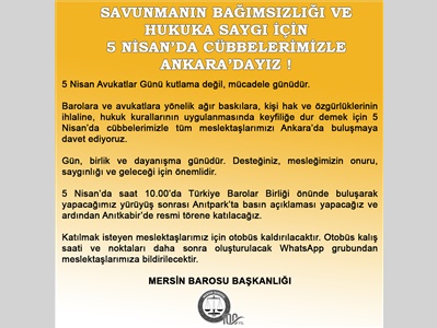 MESLEKTAŞLARIMIZIN DESTEĞİNİ BEKLİYORUZ