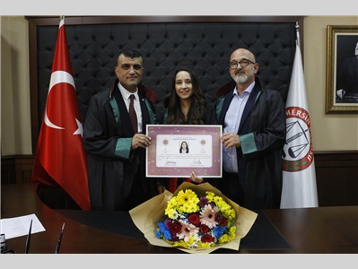 21 STAJYER AVUKATIMIZ CÜBBE GİYDİ