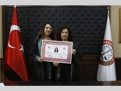 21 STAJYER AVUKATIMIZ CÜBBE GİYDİ