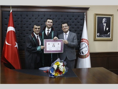 21 STAJYER AVUKATIMIZ CÜBBE GİYDİ