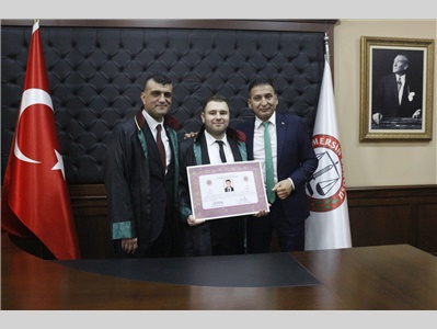 21 STAJYER AVUKATIMIZ CÜBBE GİYDİ