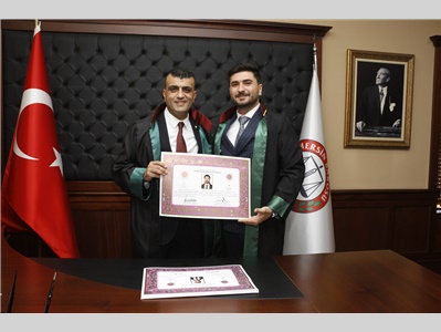 21 STAJYER AVUKATIMIZ CÜBBE GİYDİ