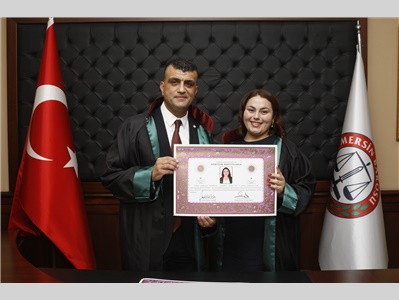 21 STAJYER AVUKATIMIZ CÜBBE GİYDİ