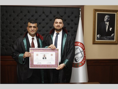 21 STAJYER AVUKATIMIZ CÜBBE GİYDİ
