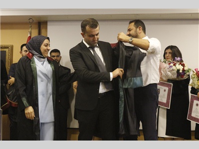 21 STAJYER AVUKATIMIZ CÜBBE GİYDİ