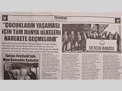 20 Kasım Dünya Çocuk Hakları Günü Basın Açıklaması