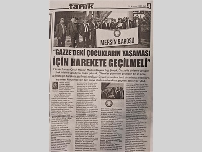 20 Kasım Dünya Çocuk Hakları Günü Basın Açıklaması