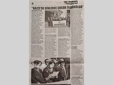20 Kasım Dünya Çocuk Hakları Günü Basın Açıklaması