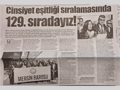 Kadına Yönelik Şiddete Karşı Uluslararası Mücadele Günü Basın Açıklaması