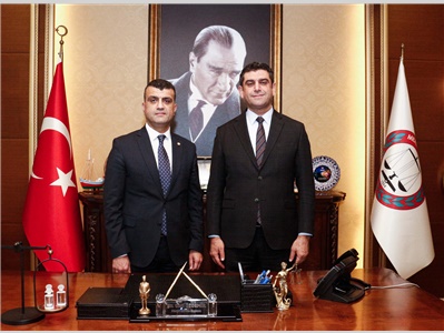 ADANA BAROSU ÖNCEKİ DÖNEM BAŞKANI AV. SEMİH GÖKAYAZ ' DAN ZİYARET