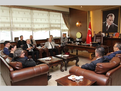 HSK HEYETİNDEN BARO BAŞKANIMIZ AV. GAZİ ÖZDEMİR’E NEZAKET ZİYARETİ