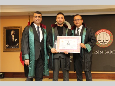 13 STAJYER AVUKATIMIZ, AVUKATLIK RUHSATNAMESİNİ ALDI