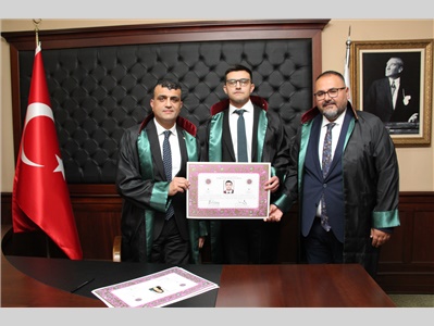 13 STAJYER AVUKATIMIZ, AVUKATLIK RUHSATNAMESİNİ ALDI