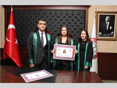 13 STAJYER AVUKATIMIZ, AVUKATLIK RUHSATNAMESİNİ ALDI