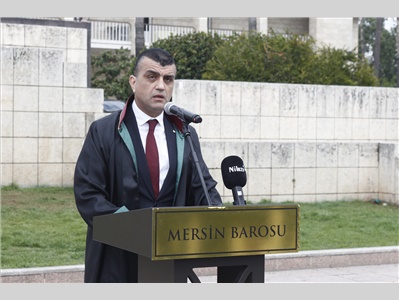 MERSİN BAROSU , 5 NİSAN AVUKATLAR GÜNÜ NEDENİYLE TÖREN DÜZENLEDİ