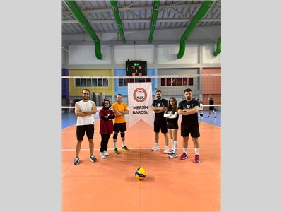 MERSİN BAROSU VOLEYBOL TURNUVASI BAŞLADI