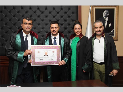 8 STAJYER AVUKATIMIZ CÜBBE GİYDİ