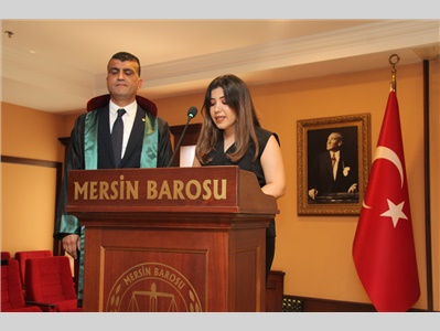 8 STAJYER AVUKATIMIZ CÜBBE GİYDİ