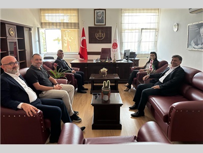 MUT CUMHURİYET BAŞSAVCISI ZUHAL SOLMAZ'A ZİYARET