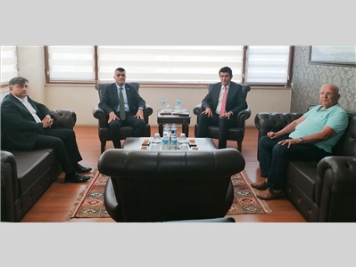 MUT KAYMAKAMI İHSAN AYRANCI '  YA ZİYARET
