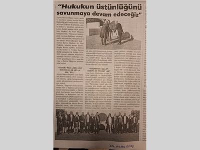 Mazbata sonrası çelenk sunma töreni yapıldı