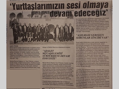 Mazbata sonrası çelenk sunma töreni yapıldı