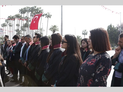 MERSİN BAROSU 5 NİSAN AVUKATLAR GÜNÜ NEDENİYLE TÖREN DÜZENLEDİ