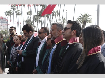 MERSİN BAROSU 5 NİSAN AVUKATLAR GÜNÜ NEDENİYLE TÖREN DÜZENLEDİ