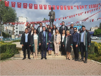 İLÇE TEMSİLCİLİKLERİMİZ,  5 NİSAN AVUKATLAR GÜNÜ NEDENİYLE TÖREN DÜZENLEDİ