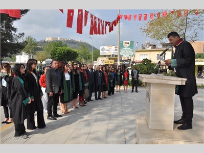 İLÇE TEMSİLCİLİKLERİMİZ,  5 NİSAN AVUKATLAR GÜNÜ NEDENİYLE TÖREN DÜZENLEDİ
