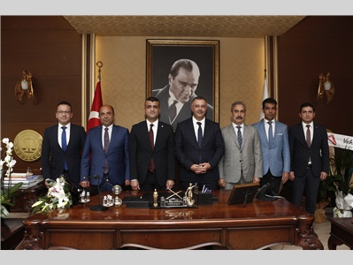 MERSİN CUMHURİYET BAŞSAVCISI TOLGAHAN ÖZTOPRAK VE BAŞSAVCI VEKİLLERİNDEN ZİYARET